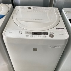 SHARP　シャープ　4.5kg洗濯機　ES-G4E5　2018...