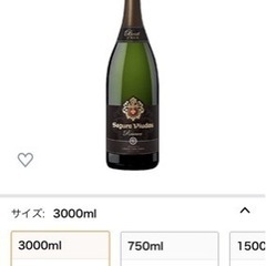 スパークリングワイン segura viudas 3000ml