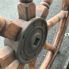 新入荷！！　船　舵輪　ディスプレイ