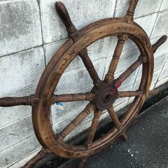 新入荷！！　船　舵輪　ディスプレイ