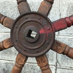 新入荷！！　船　舵輪　ディスプレイ