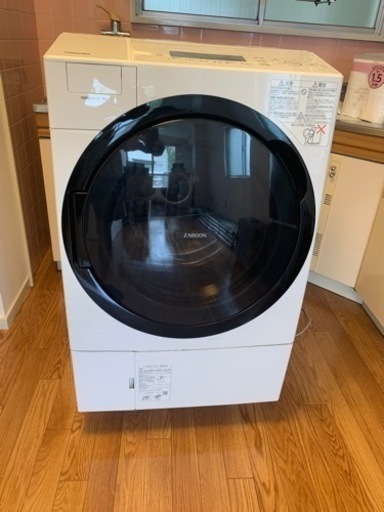 TOSHIBA ドラム式洗濯乾燥機　ZABOON TW-117A7