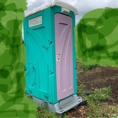 仮設トイレ中古　畑にガレージに建築現場に