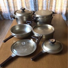 札幌市　しばのキッチン　無水鍋　中古