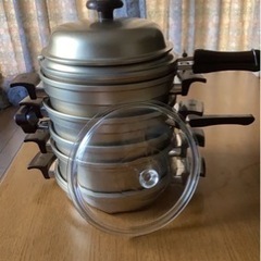 札幌市　しばのキッチン　無水鍋　中古