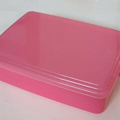 大きなランチBOX　ピンク色　