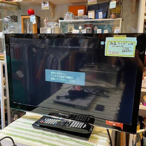 Hisense ハイビジョンLED液晶テレビ 24型 HJ24K3121 通電確認済み　店舗出品中★
