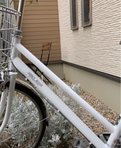 【美品】保証付きホワイト自転車