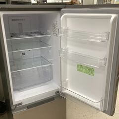 SHARP/シャープ 2ドア冷蔵庫 179L SJ-D18GJ-N 2020年製 取扱説明書付 