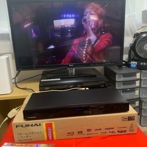 FUNAI Blu-ray Disc Recorder 簡単操作おじいちゃんおばあちゃんでもいじれますよどうですかDVDの機械壊れちゃった方？