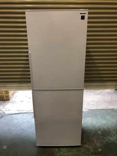 2020年製 SHARP/シャープ 2ドア冷蔵庫 SJ-PD28F-W 大容量冷凍室メガ 
