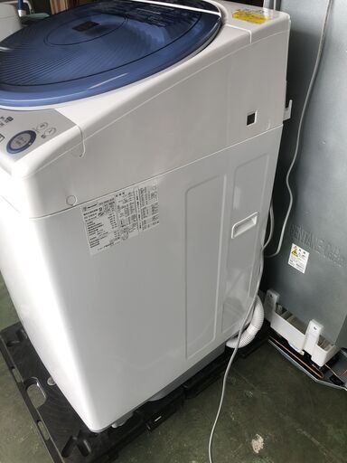 洗濯乾燥機■8.0/4.5kg 2014年製 SHARP 洗濯機 ES-TA840-A