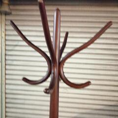 秋田木工 コートハンガー ハンガーラック 天然木無垢 ヴィンテージ