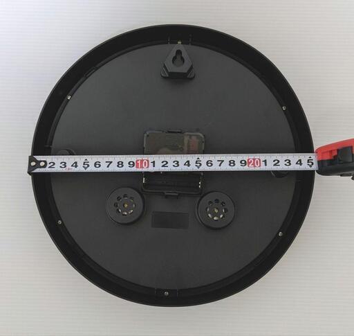 壁掛け時計 アナログ 静音 ブラック 温湿度計付き いのしま 広島の時計 掛け時計 の中古あげます 譲ります ジモティーで不用品の処分