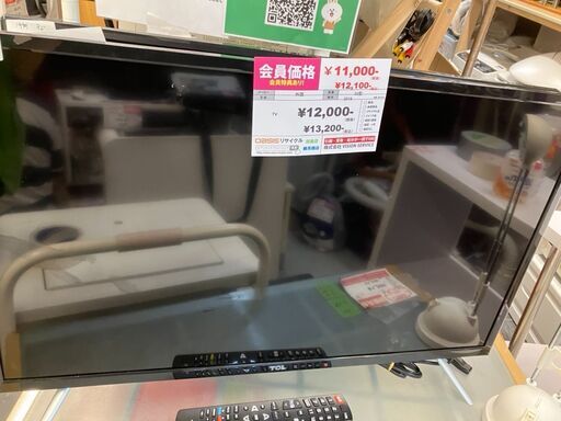 ☆中古￥12,000！TCL　32インチ液晶テレビ　家電　2018年製　32D2900型　【BH147】