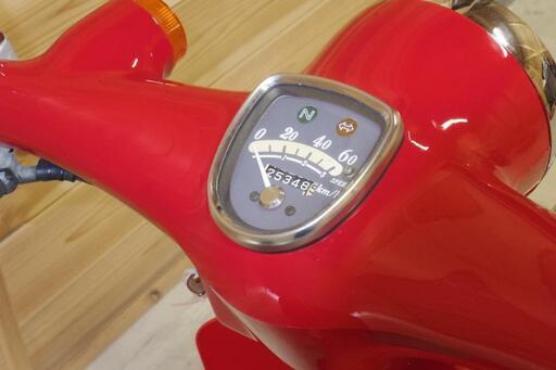 大阪発 外装リペイント済み 真っ赤なリトルカブ カブラカウル装着車両