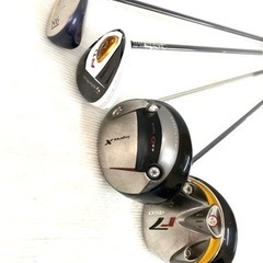 SOLD OUT！◆TaylorMade r7 ドライバー ＋DUNLOP アイアン 等◆ゴルフクラブ 全15本セット＋ adidas バッグ付き