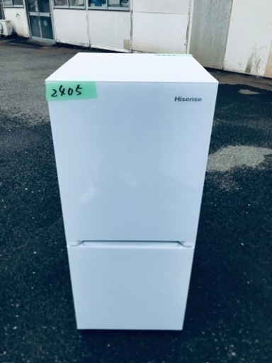 ✨2018年製✨2405番 Hisense✨ノンフロン冷凍冷蔵庫✨HR-G13A-W‼️