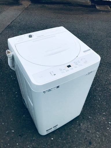 ♦️EJ2418番SHARP全自動電気洗濯機 【2019年製】