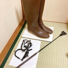 乗馬　乗馬セット　馬具　ヒットエアー　hit-air    バイク　安全ベスト　エアバッグ　鞭　ブーツ　拍車