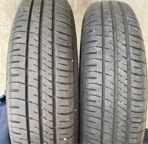 ダンロップ 夏タイヤ 145/80R13 2020年製造 バリ山