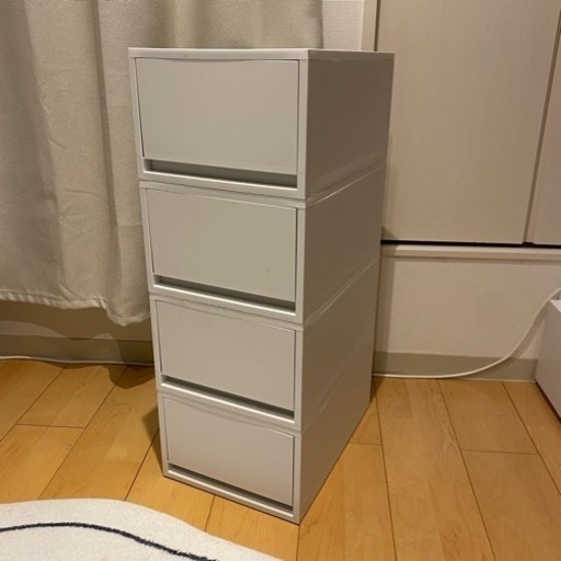 無印良品ポリプロピレンケース深型ホワイトグレー4個セット もち 西荻窪の家具の中古あげます 譲ります ジモティーで不用品の処分