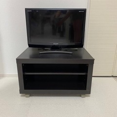 値下げしました！シャープ2010年製20型テレビ　テレビ台