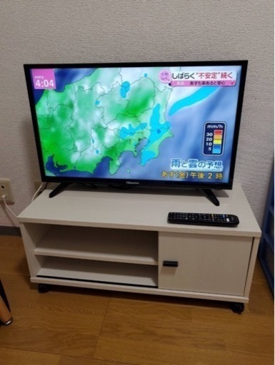 32型液晶テレビと台のセット