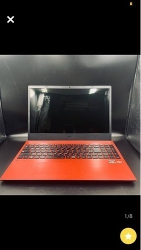 NECパソコン⭐︎新古品美品⭐︎送料込み⭐︎ NEC LAVIE PC-N1565CAR ノートパソコン カームレッド AMD Ryzen 7 5700U Windows11