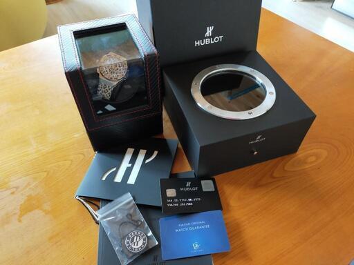 HUBLOT BIGBANG スノーレオパード世界500本限定