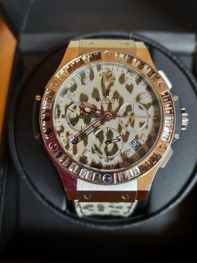 HUBLOT　BIGBANG　スノーレオパード世界500本限定