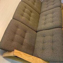 【冨士ファニチア】3P ソファ　おそらく廃盤?レア【定価:23万円程】※値下げしました！7万円→4万円