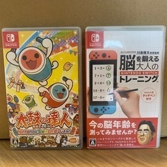 Switch ソフト　【太鼓の達人・脳トレ】