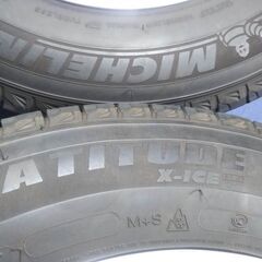 冬 VW ティグアン【富山】16インチ 215/70R16 ミシュラン スタッドレス 車検対応 +30 PCD112 社外アルミホイール 中古４本 アウディ Q3