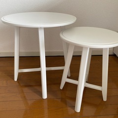 【ネット決済】IKEA KRAGSTA 大・小セットテーブル