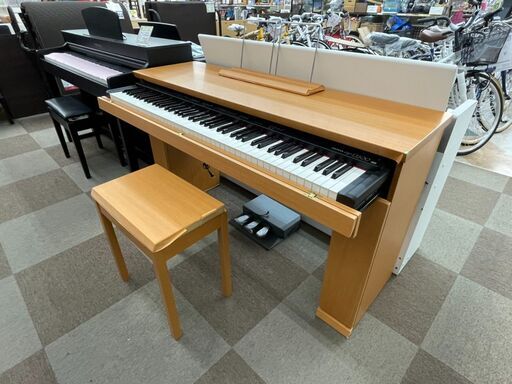 DENON(デノン) エレピアン 電子ピアノ ♬定価￥262,500♫ EP-F1100 2003年 スライド式鍵盤とペダル収納ボックス採用