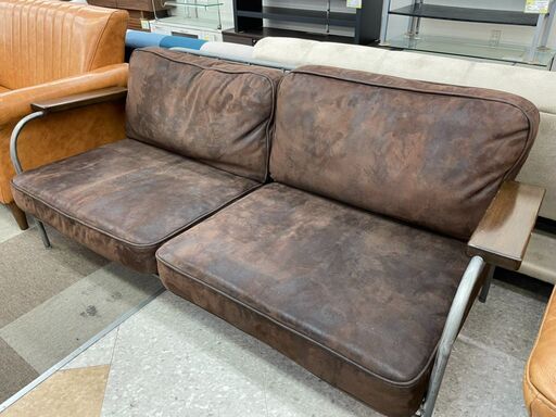 journal standard Furniture(ジャーナルスタンダードファニチャー) LAVAL 2Pワイドソファ 定価￥230,000  ヴィンテージ感がおしゃれ