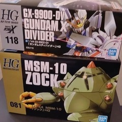 HGゾック　HGガンダムXディバイダー　セット