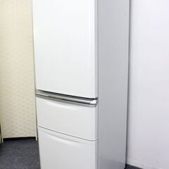 三菱 3ドア 冷蔵庫 MR-C37Y-W 370L 2015年製 中古家電 店頭引取歓迎  