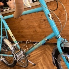値下げ！【BRUNO ミニベロロード タイヤ・チューブ新品！】16段変速 20 