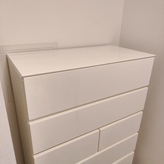 ニトリ　ハイチェスト(クエス80-6HC WH) ニトリ（NITORI） ハイチェスト(クエス 80-6HC WW) タンス たんす 衣類