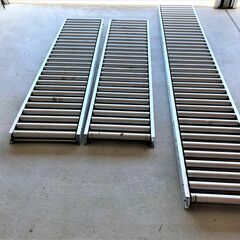 ハラックス アルベア アルミ製ローラーコンベヤ 中古  2ｍｘ2本 3ｍｘ1本