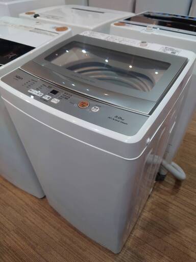 AQUA／アクア　全自動洗濯機　5.0kg　2022年製　AQW-S5M　リサイクルショップ札幌　買取本舗　西野店