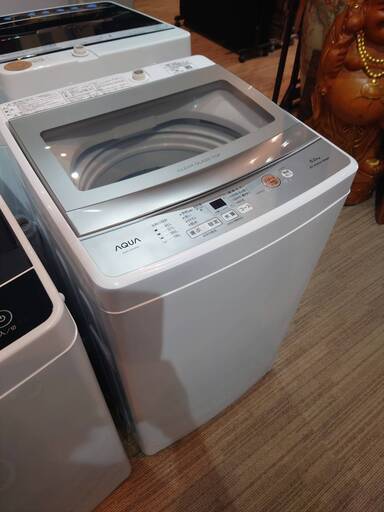 AQUA／アクア 全自動洗濯機 5.0kg 2022年製 AQW-S5M リサイクル