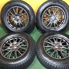 値下げ【超美品】ほぼ新品スタッドレス＆アルミ 215/60/R16