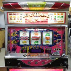 パチスロ実機 ゴーゴージャグラー コイン不要機付き ドアキー・設定