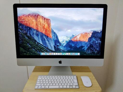【募集中】iMac 27インチ Late 2013(i5-3.4GHz/8GB/1TB)キーボード、マウス付き