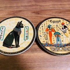 食器　皿　エジプト　ネコ　お皿　