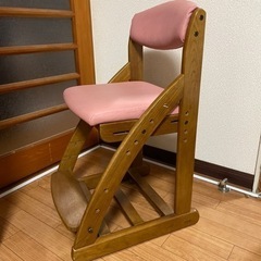 学習机用　椅子　高さ調節可能