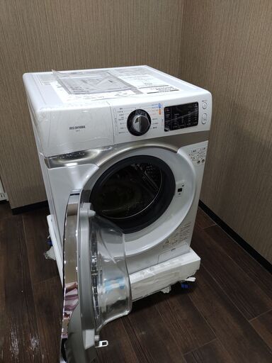 【未使用・極美品】21年式 アイリスオーヤマドラム式洗濯機 （温水洗浄）